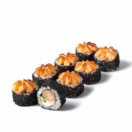 Запеченная темпурнная креветка 8шт