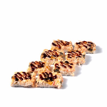 Ролл пицца с морепродуктами 8шт